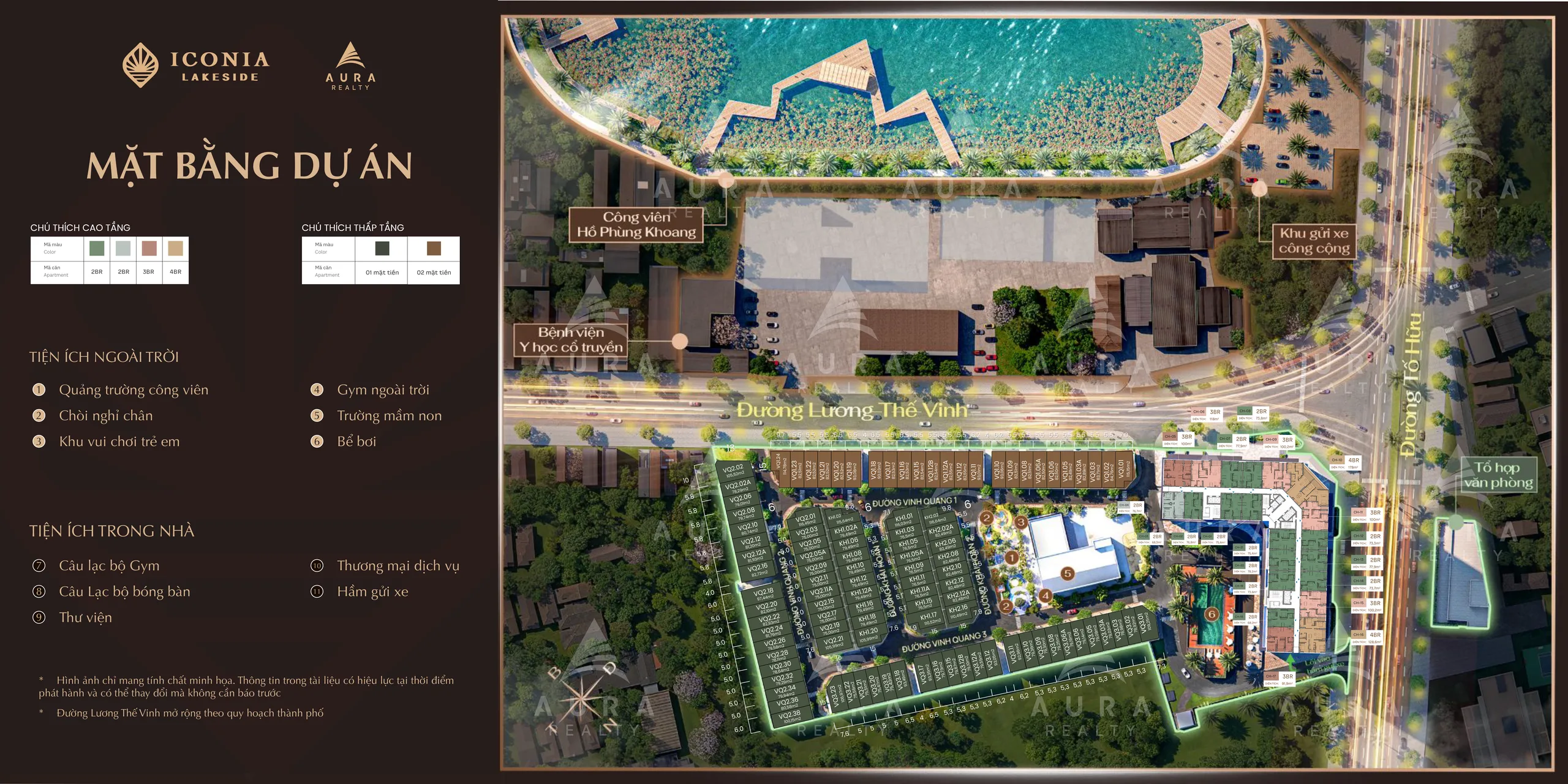 Tổng mặt bằng ICONIA LAKESIDE