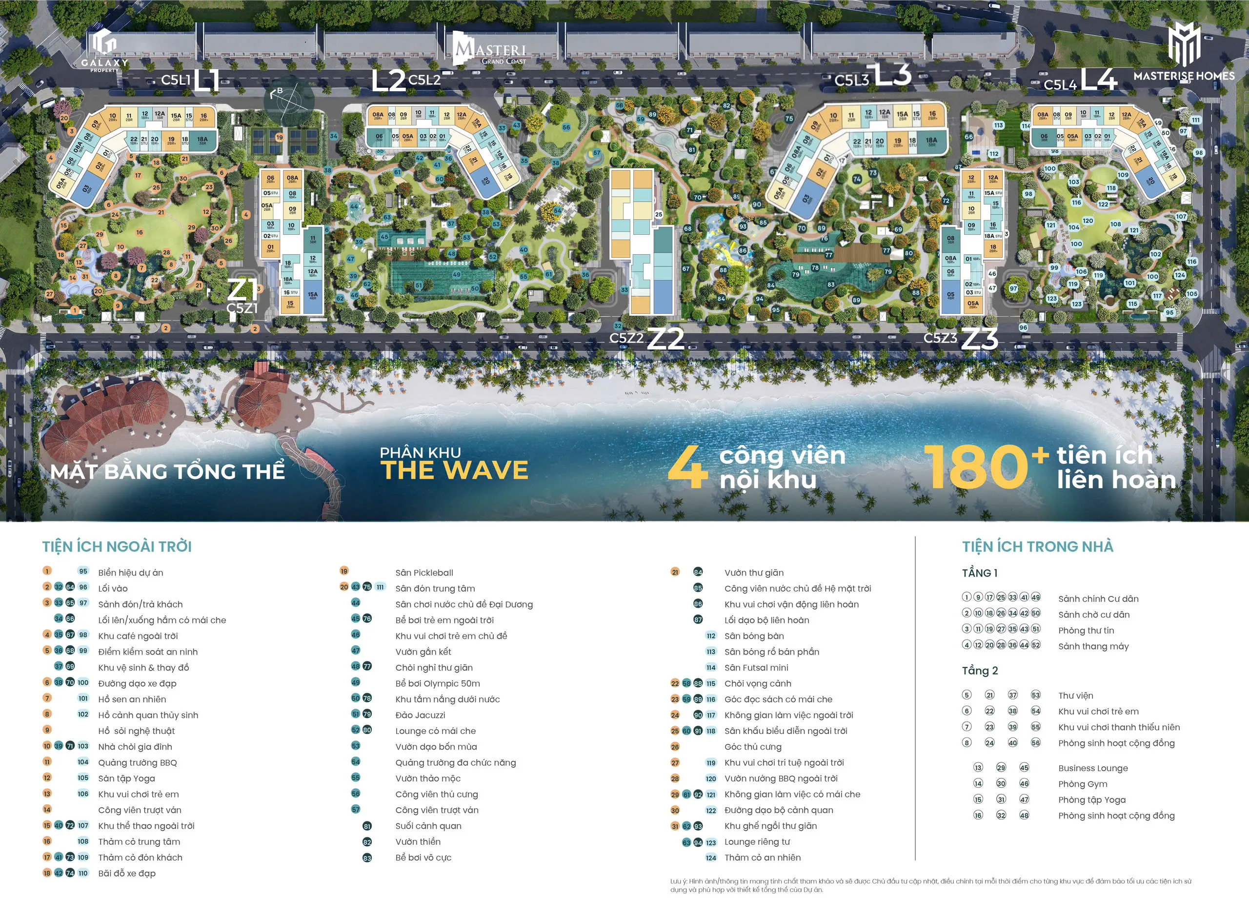 Tổng mặt bằng Masteri Grand Coast